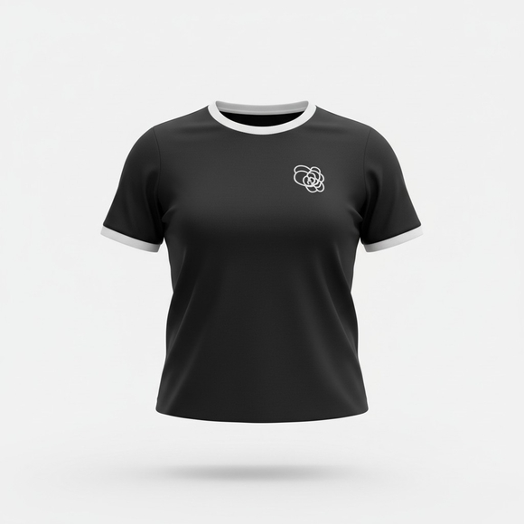 SHEIN Tops - SHEIN Black and White T-Shirt